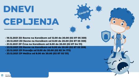 Dnevi cepljenja - ZD RAvne na Koroškem